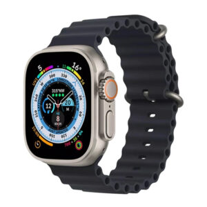 ساعت هوشمند مدل اولترا T1000 دارای قابلیت های قابلیت مکالمه مستقیم، قابلیت مکالمه از طریق بلوتوث، ضد آب بند سیلیکون