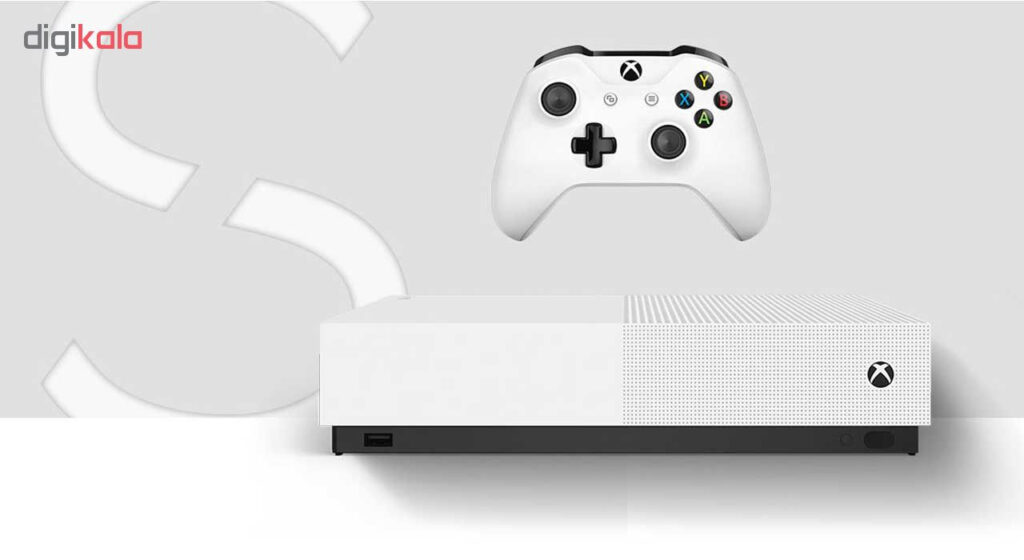 مجموعه کنسول بازی مایکروسافت مدل Xbox One S ALL DIGITAL ظرفیت 1 ترابایت