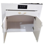 اجاق گاز هاکان مدل روشیشه فندک دار دو درب جا قاشوقی