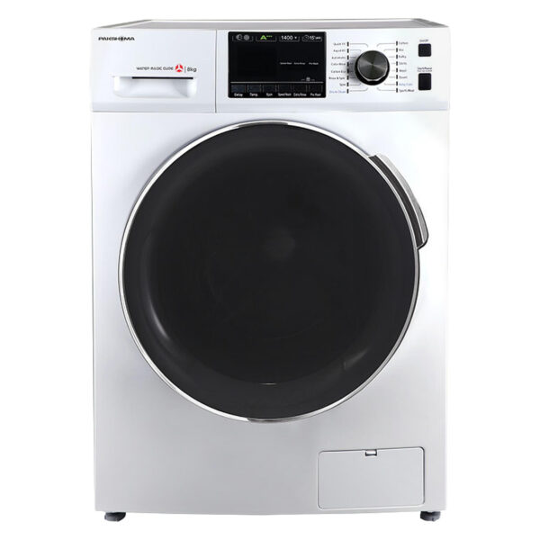ماشین لباسشویی اتوماتیک پاکشوما مدل BWF 40804 WT ظرفیت 8 کیلوگرم