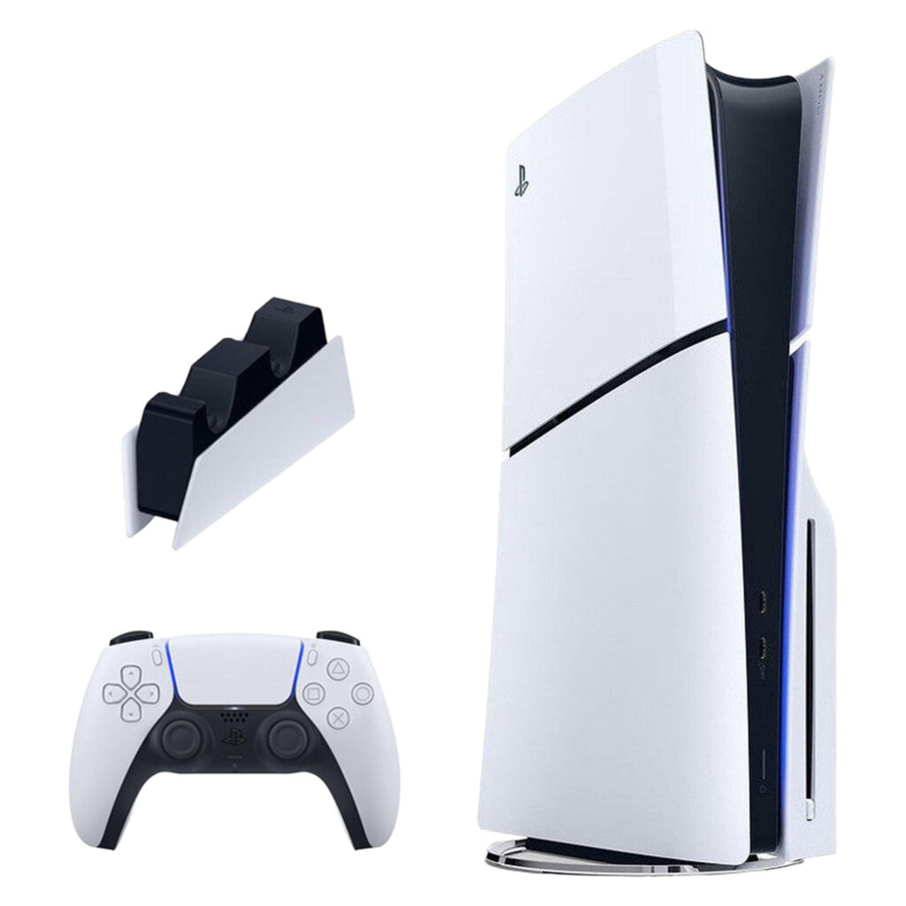 کنسول بازی سونی مدل PlayStation 5 Slim ظرفیت یک ترابایت ریجن 2016A اروپا به همراه پایه شارژر