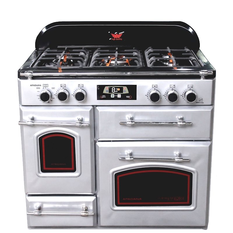 اجاق گاز آپادانا مدل طرح فر كابين دار