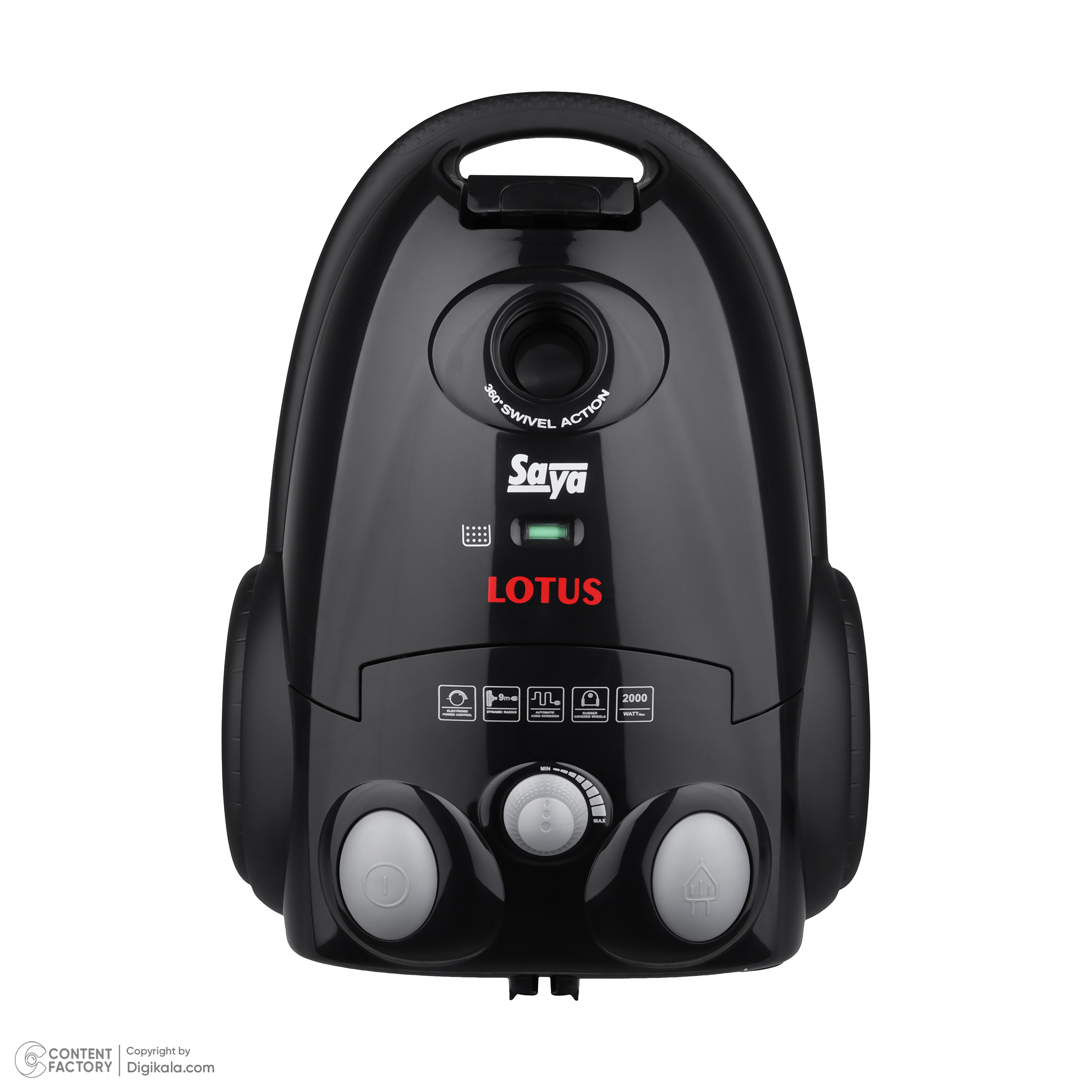 جاروبرقی 2000 وات سایا مدل Lotus-LVC