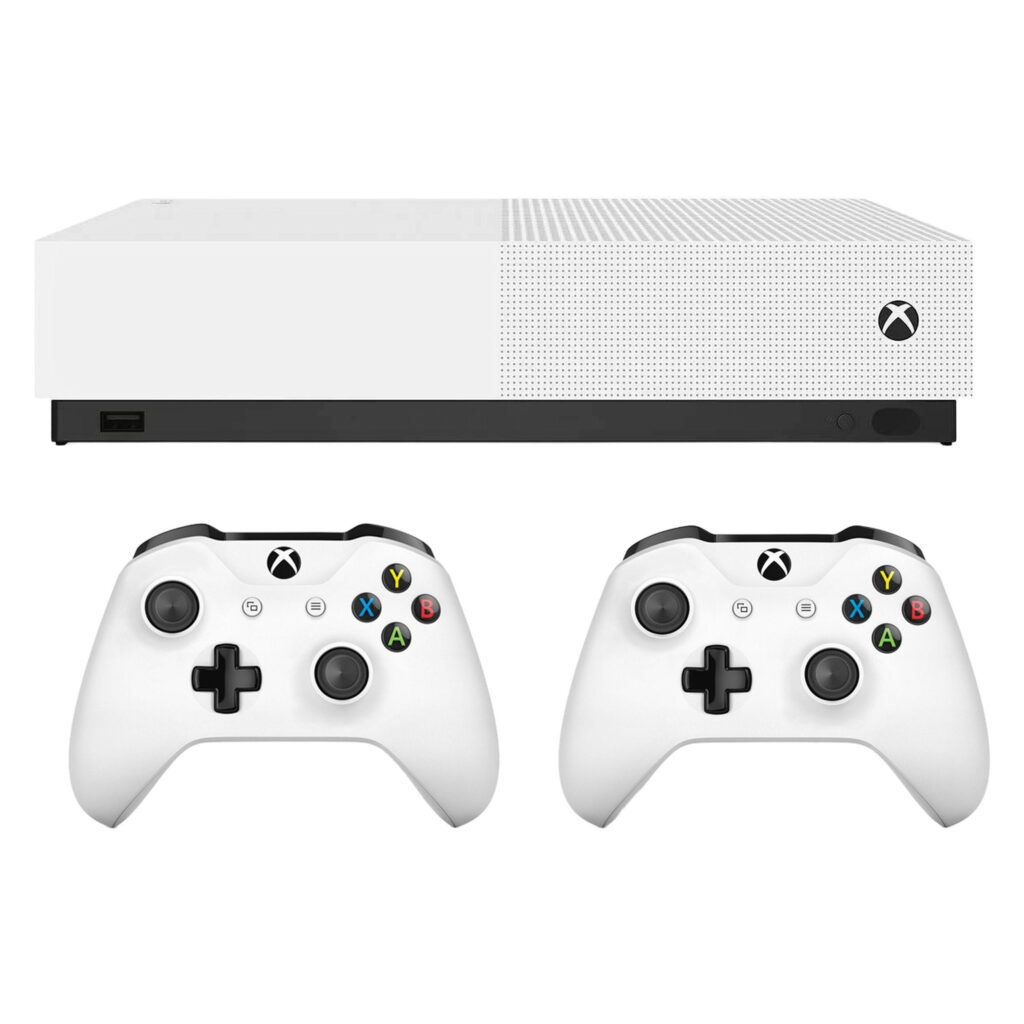 مجموعه کنسول بازی مایکروسافت مدل  Xbox One S ALL DIGITAL ظرفیت 1 ترابایت
